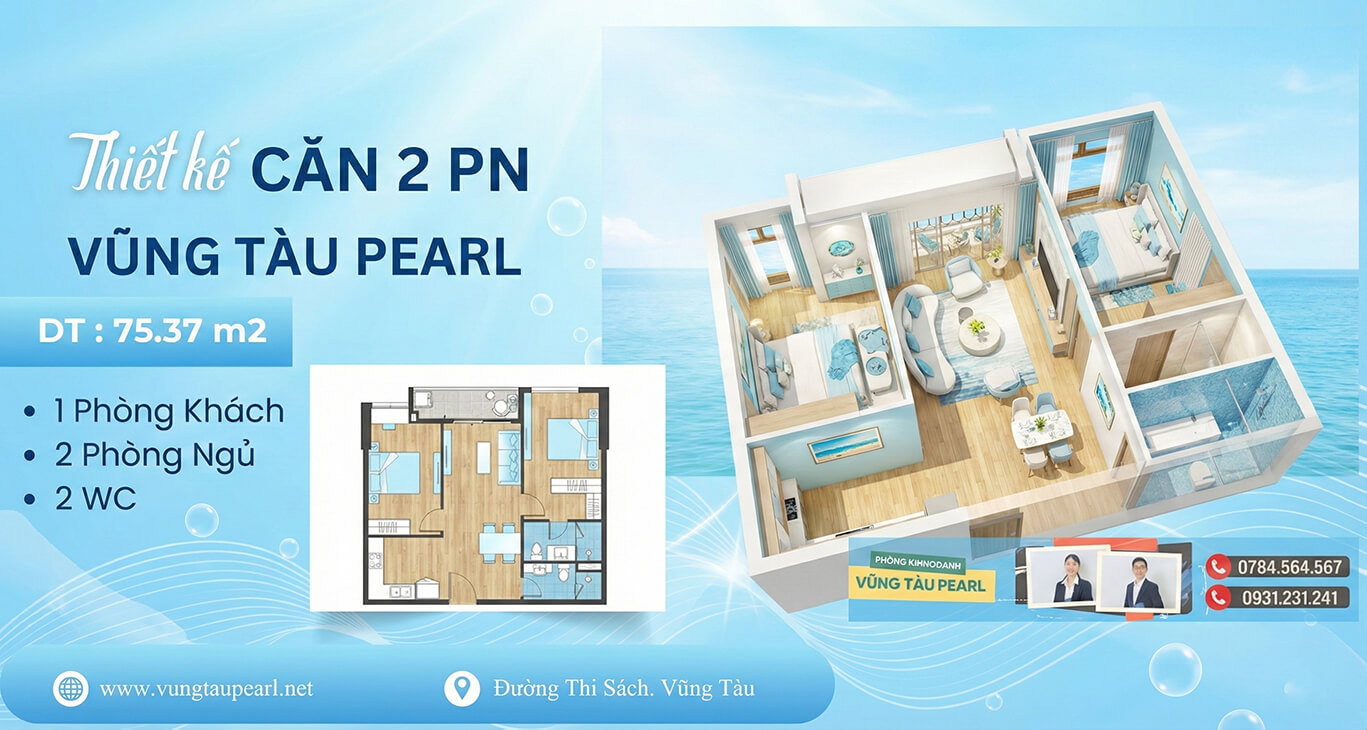 Vũng Tàu Pearl Bãi Sau căn hộ view biển đẹp nhất