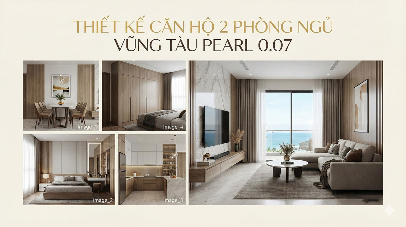 Căn hộ 2 phòng ngủ Vũng Tàu cao cấp
