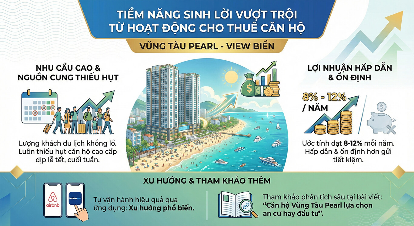 Căn hộ Vũng Tàu Pearl hướng biển tiềm năng 2026
