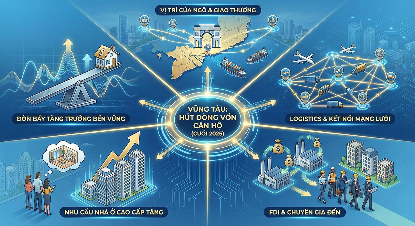 Tiềm năng căn hộ Vũng Tàu bùng nổ 2026