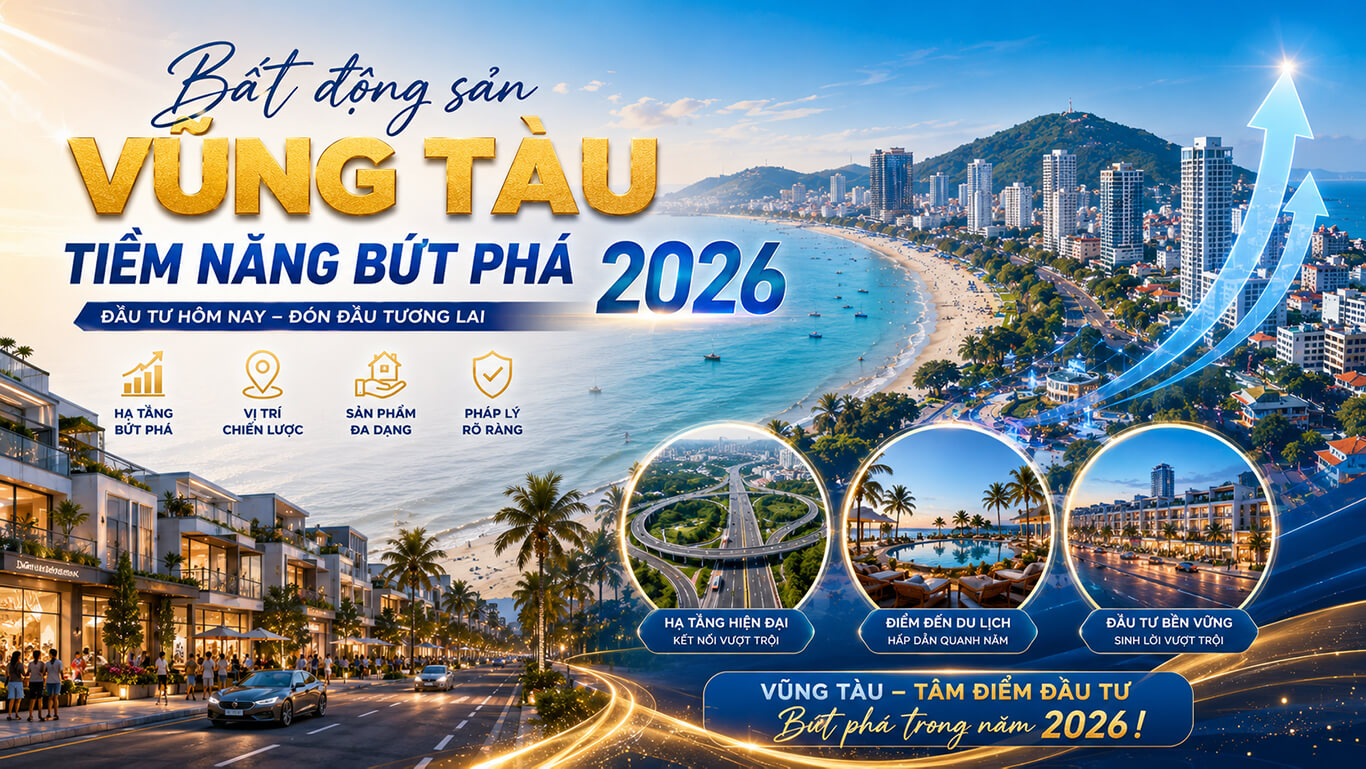 Bất động sản Vũng Tàu Tiềm năng bứt phá 2026